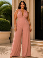 Sexy jumpsuits romper animal print and solid color stretchy