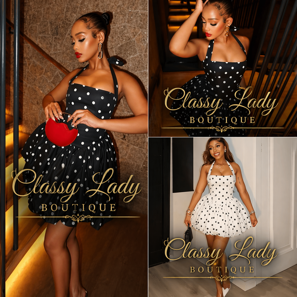 Polka Dot Mini Dress