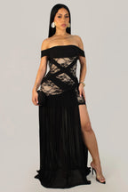 Charming Dance Dress - Black