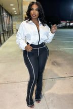 Flared Pants Two-Piece Set