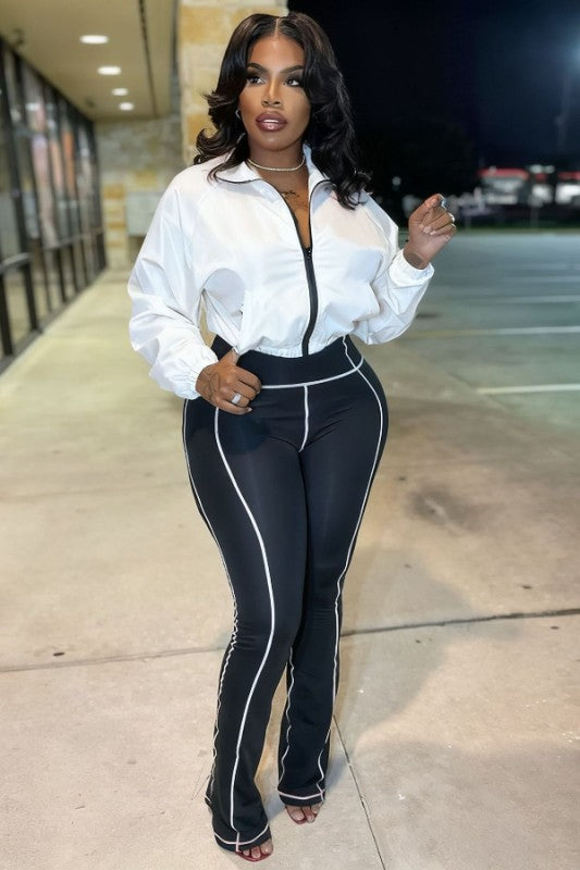 Flared Pants Two-Piece Set