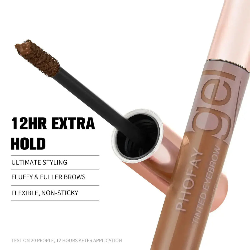 Tinted Eyebrow Gel – PHOFAY Waterproof Long-Lasting Brow Gel