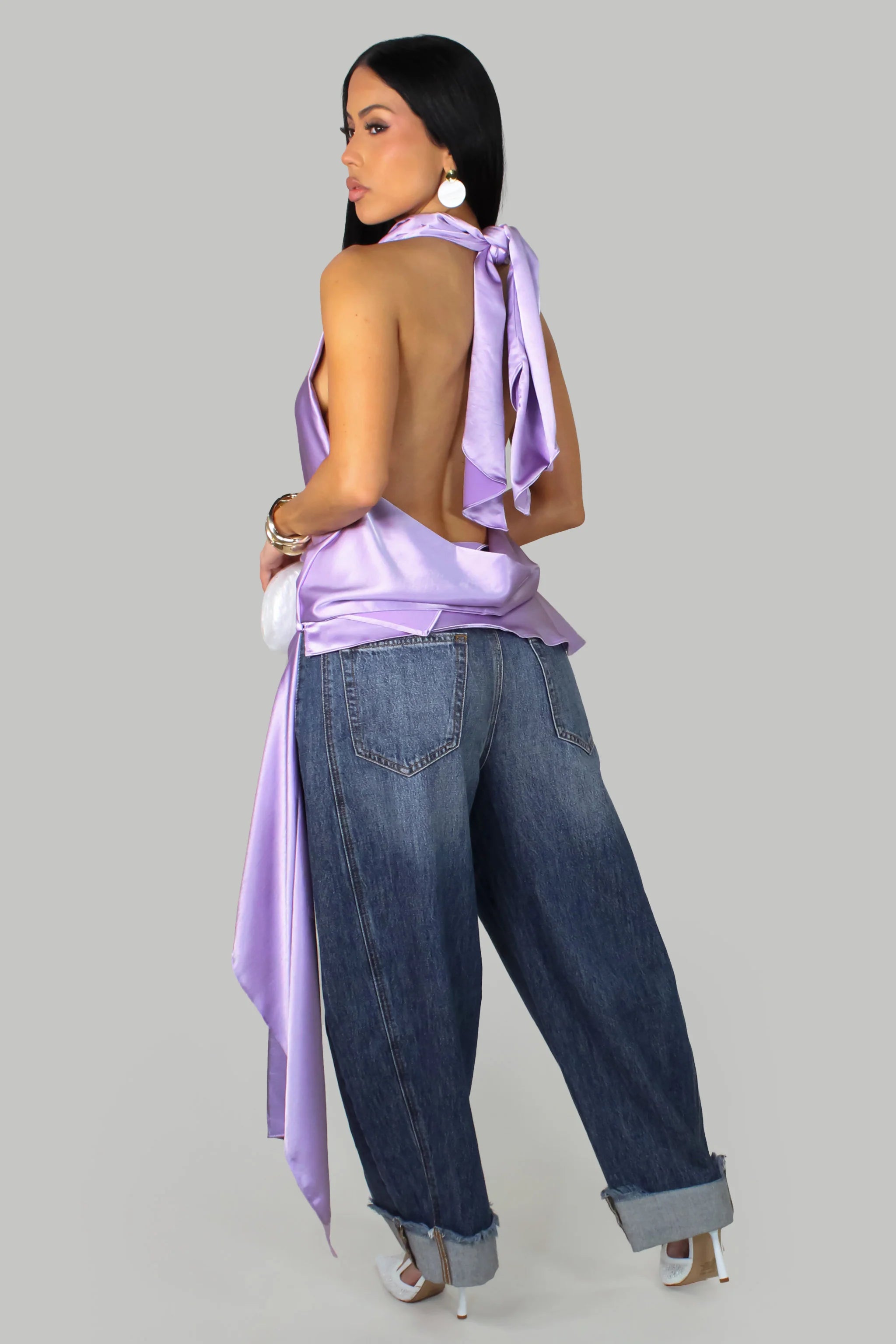 Casually Polished Top-Dress - Lavender