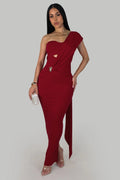 Charm and elegance Maxi Dress -Red
