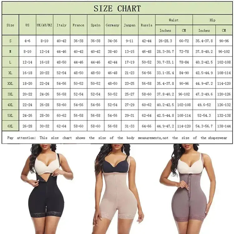 Shaper™ Ladies Full Body Shaper – Tummy Control Curve Enhancer Bodysuit